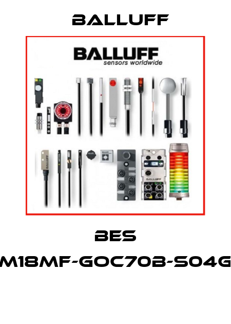 BES M18MF-GOC70B-S04G  Balluff