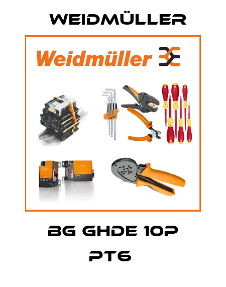 BG GHDE 10P PT6  Weidmüller