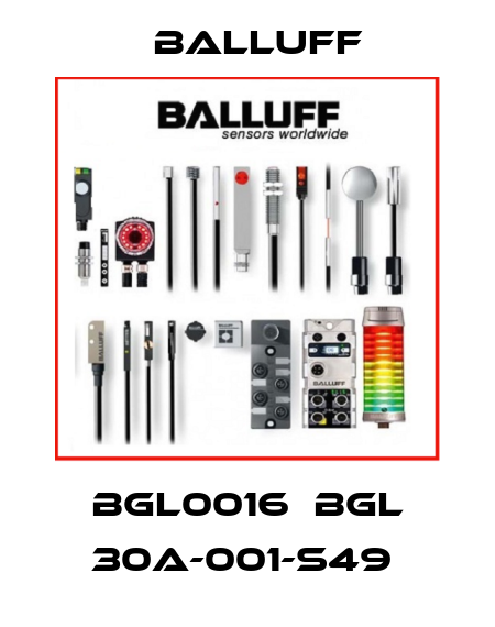 BGL0016  BGL 30A-001-S49  Balluff