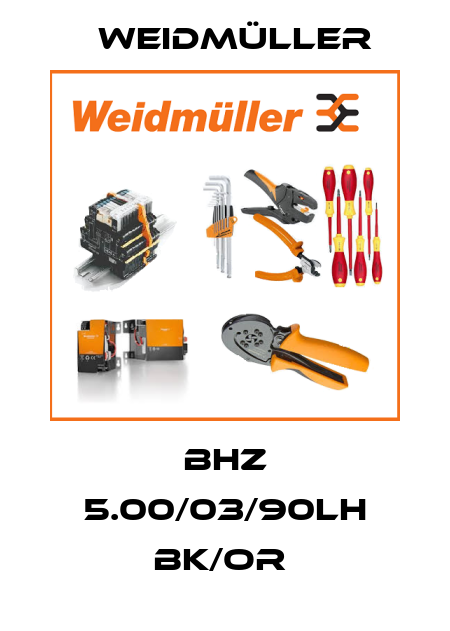 BHZ 5.00/03/90LH BK/OR  Weidmüller