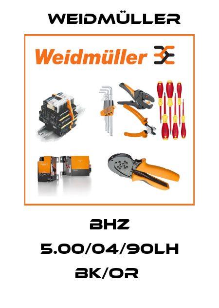 BHZ 5.00/04/90LH BK/OR  Weidmüller