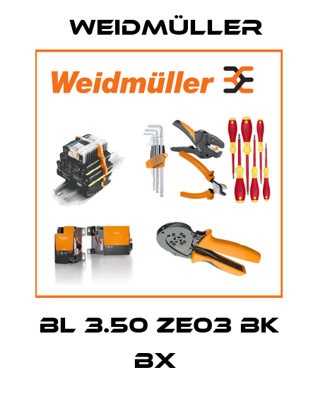 BL 3.50 ZE03 BK BX  Weidmüller