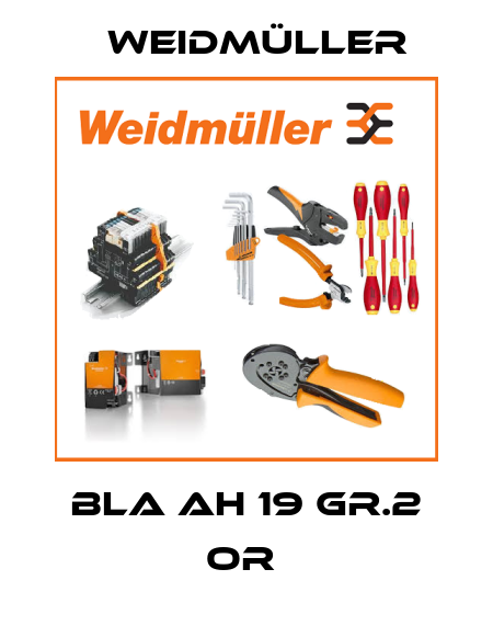 BLA AH 19 GR.2 OR  Weidmüller