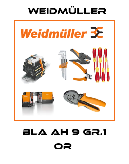 BLA AH 9 GR.1 OR  Weidmüller