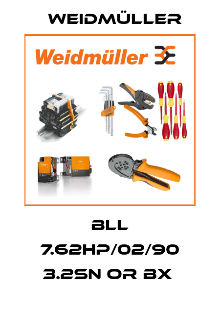 BLL 7.62HP/02/90 3.2SN OR BX  Weidmüller