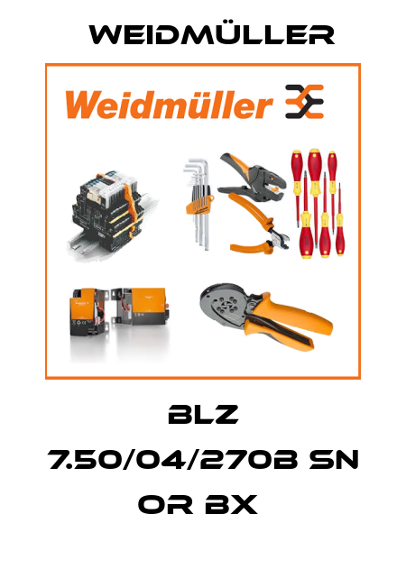 BLZ 7.50/04/270B SN OR BX  Weidmüller