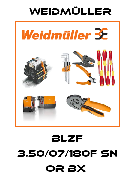 BLZF 3.50/07/180F SN OR BX  Weidmüller
