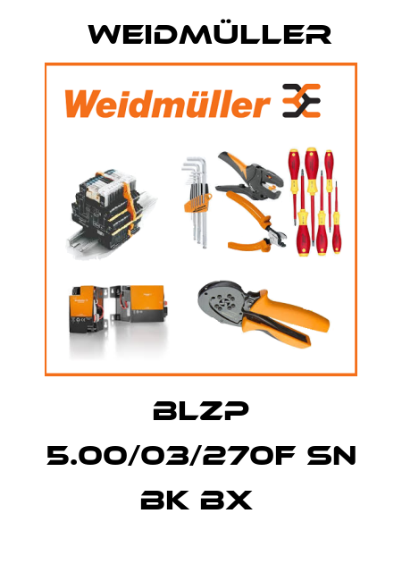 BLZP 5.00/03/270F SN BK BX  Weidmüller