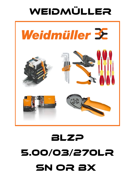 BLZP 5.00/03/270LR SN OR BX  Weidmüller