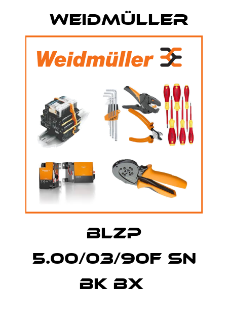 BLZP 5.00/03/90F SN BK BX  Weidmüller