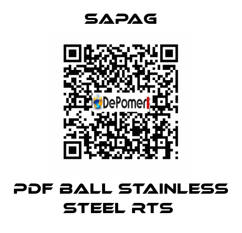 PDF ball stainless steel RTS  Sapag