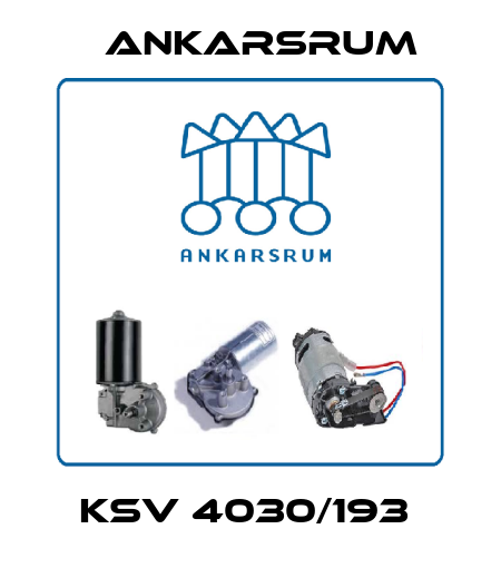 KSV 4030/193  Ankarsrum