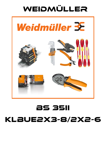 BS 35II KLBUE2X3-8/2X2-6  Weidmüller