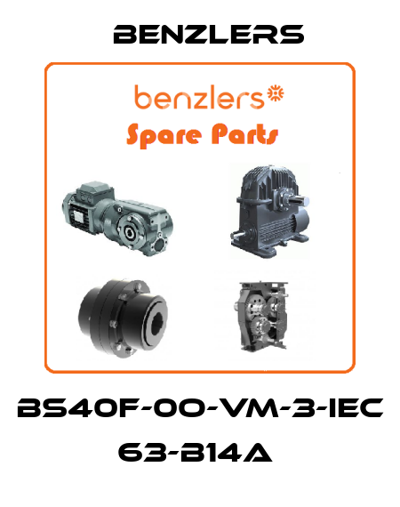BS40F-0O-VM-3-IEC 63-B14A  Benzlers