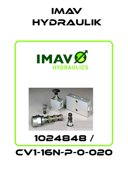 1024848 / CV1-16N-P-0-020 IMAV Hydraulik
