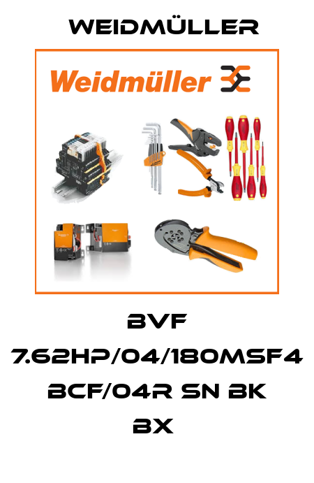 BVF 7.62HP/04/180MSF4 BCF/04R SN BK BX  Weidmüller