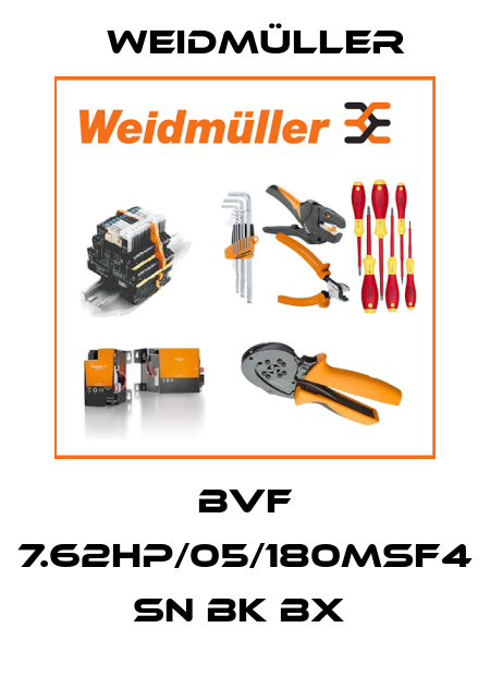 BVF 7.62HP/05/180MSF4 SN BK BX  Weidmüller