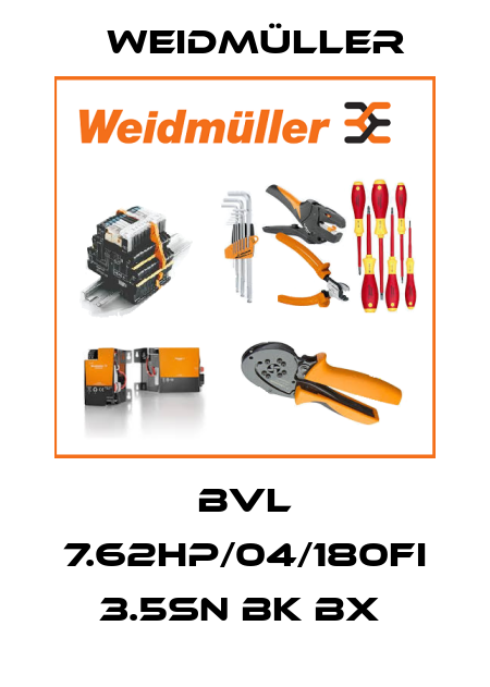 BVL 7.62HP/04/180FI 3.5SN BK BX  Weidmüller