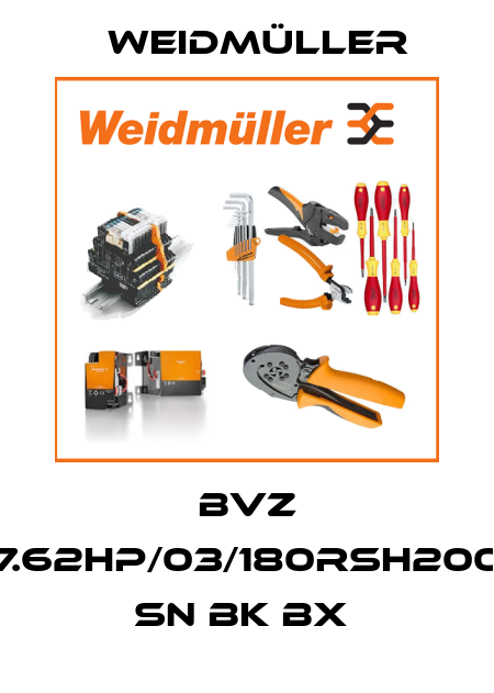 BVZ 7.62HP/03/180RSH200 SN BK BX  Weidmüller