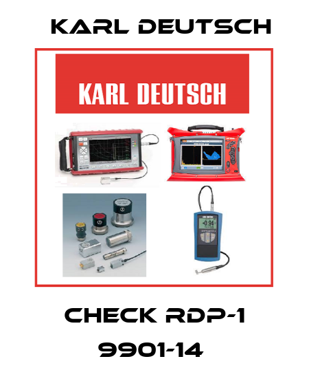 Check RDP-1 9901-14  Karl Deutsch