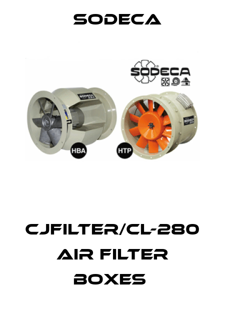 CJFILTER/CL-280  AIR FILTER BOXES  Sodeca