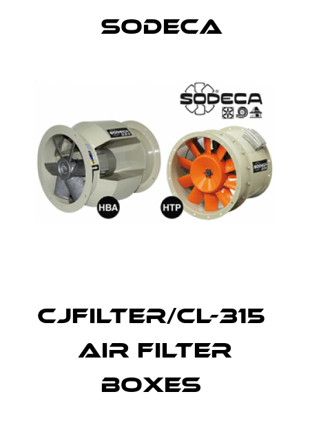 CJFILTER/CL-315  AIR FILTER BOXES  Sodeca