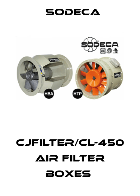 CJFILTER/CL-450  AIR FILTER BOXES  Sodeca
