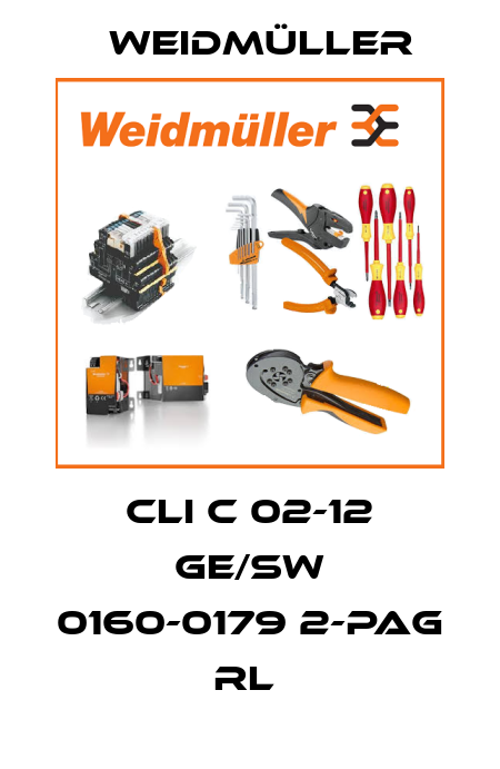 CLI C 02-12 GE/SW 0160-0179 2-PAG RL  Weidmüller