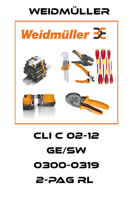 CLI C 02-12 GE/SW 0300-0319 2-PAG RL  Weidmüller