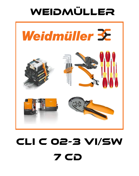 CLI C 02-3 VI/SW 7 CD  Weidmüller
