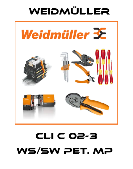 CLI C 02-3 WS/SW PET. MP  Weidmüller