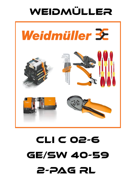 CLI C 02-6 GE/SW 40-59 2-PAG RL  Weidmüller