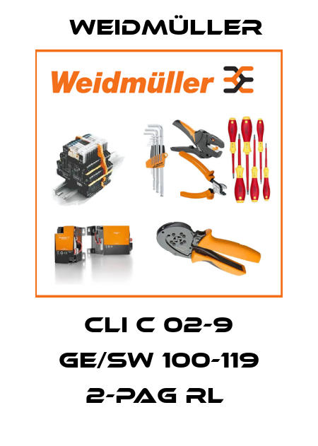 CLI C 02-9 GE/SW 100-119 2-PAG RL  Weidmüller