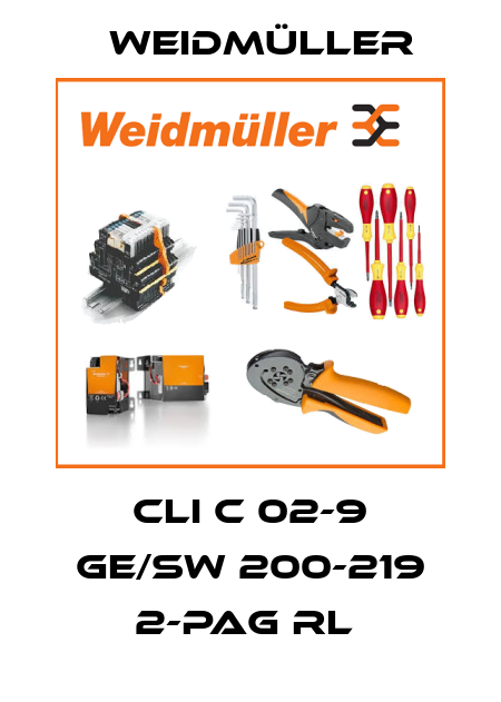 CLI C 02-9 GE/SW 200-219 2-PAG RL  Weidmüller