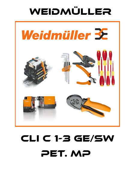 CLI C 1-3 GE/SW PET. MP  Weidmüller
