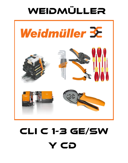 CLI C 1-3 GE/SW Y CD  Weidmüller