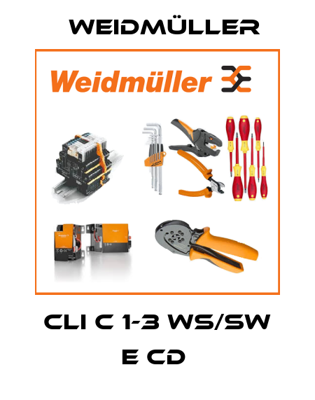 CLI C 1-3 WS/SW E CD  Weidmüller