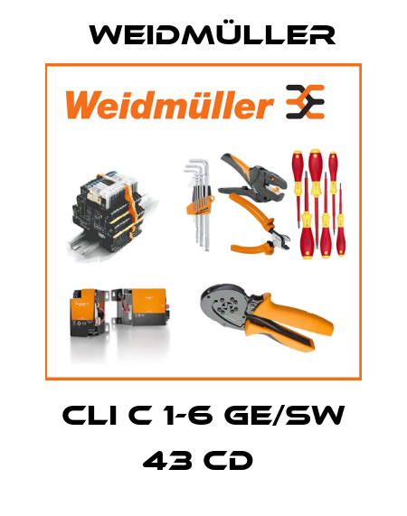 CLI C 1-6 GE/SW 43 CD  Weidmüller