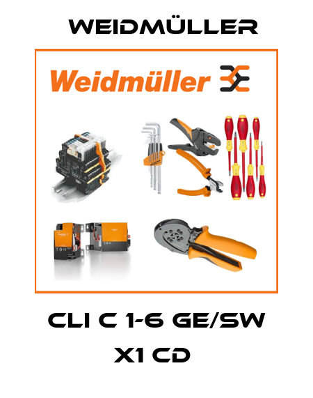 CLI C 1-6 GE/SW X1 CD  Weidmüller