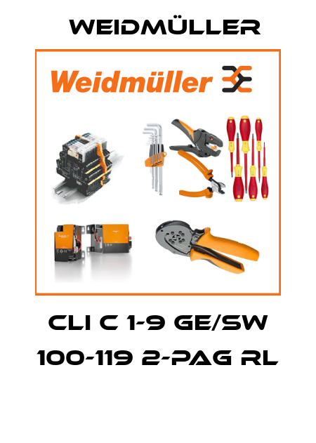CLI C 1-9 GE/SW 100-119 2-PAG RL  Weidmüller