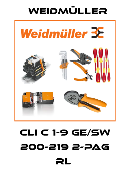 CLI C 1-9 GE/SW 200-219 2-PAG RL  Weidmüller