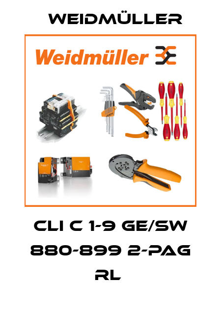 CLI C 1-9 GE/SW 880-899 2-PAG RL  Weidmüller