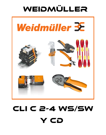 CLI C 2-4 WS/SW Y CD  Weidmüller