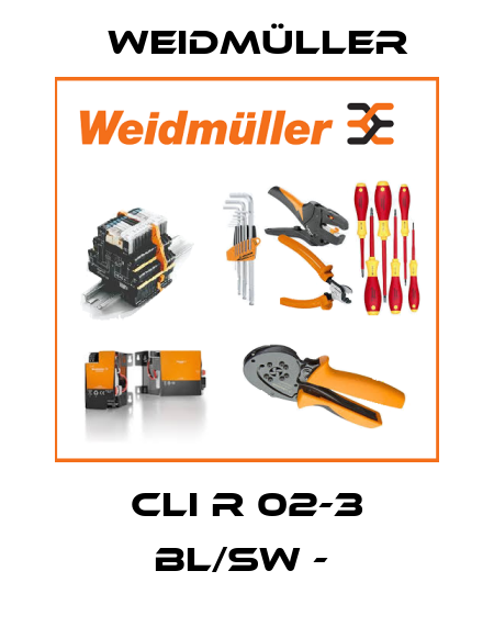 CLI R 02-3 BL/SW -  Weidmüller