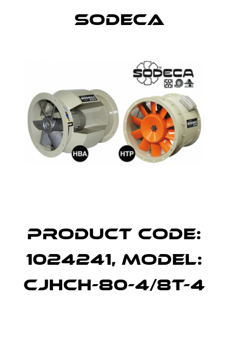 Product Code: 1024241, Model: CJHCH-80-4/8T-4  Sodeca