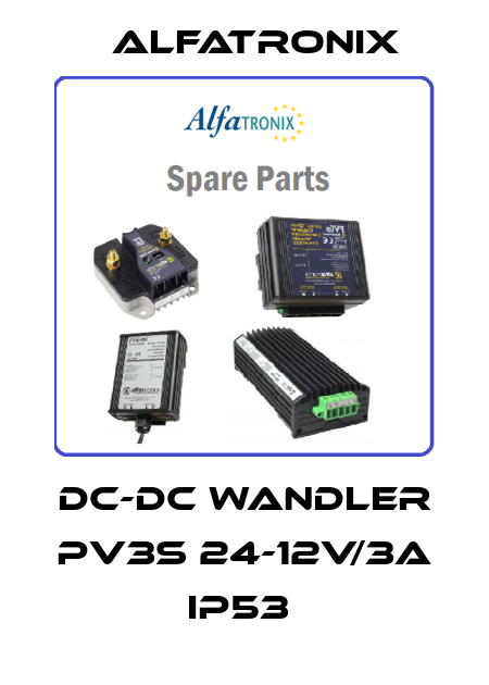 DC-DC WANDLER PV3S 24-12V/3A IP53  Alfatronix