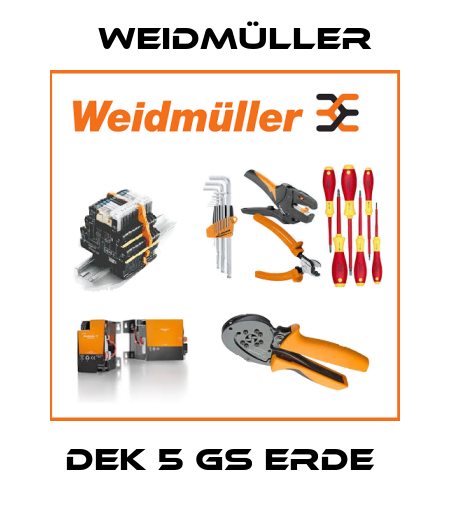 DEK 5 GS ERDE  Weidmüller