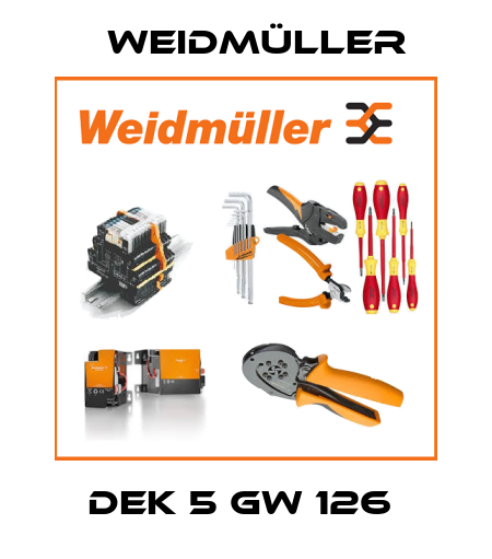 DEK 5 GW 126  Weidmüller
