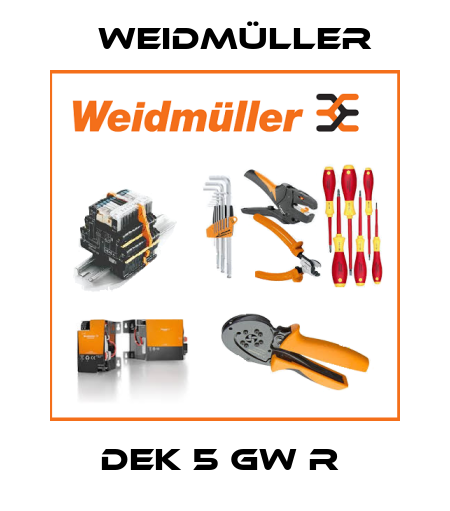 DEK 5 GW R  Weidmüller