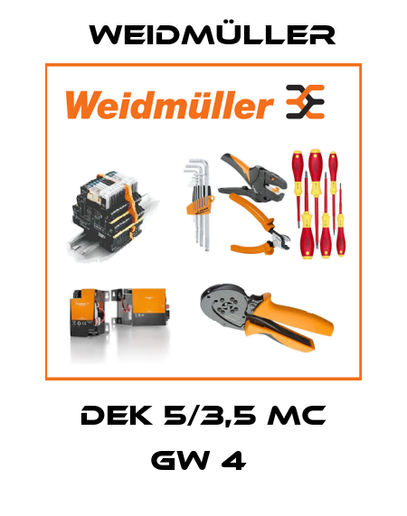 DEK 5/3,5 MC GW 4  Weidmüller